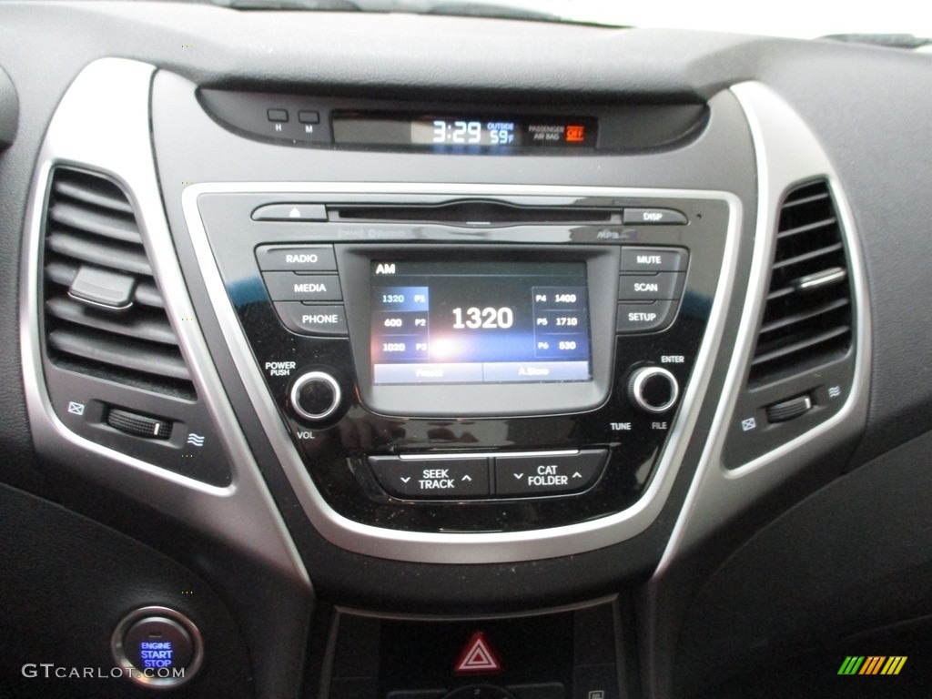 2016 Elantra Value Edition - Desert Bronze / Black photo #16