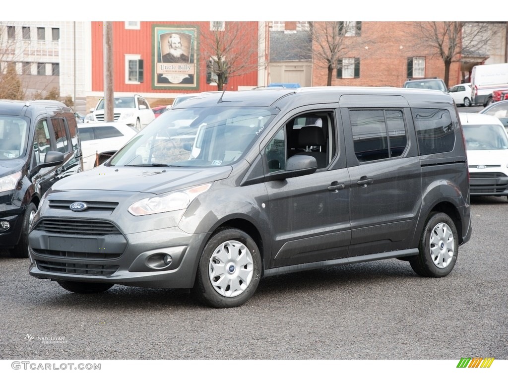 2018 Transit Connect XLT Passenger Wagon - Magnetic / Charcoal Black photo #1