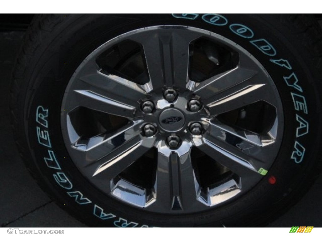 2018 F150 Lariat SuperCrew 4x4 - White Platinum / Black photo #6