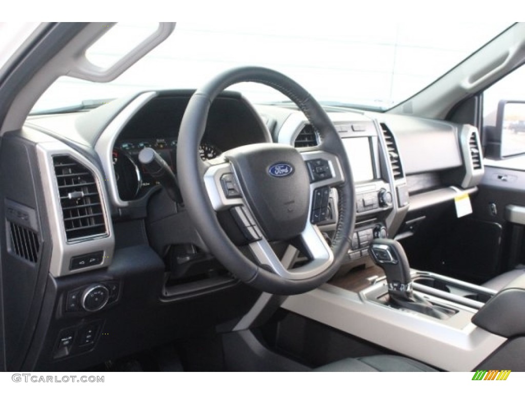 2018 F150 Lariat SuperCrew 4x4 - White Platinum / Black photo #14
