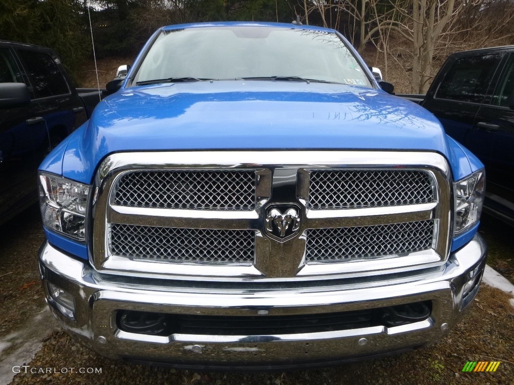 2018 2500 Big Horn Crew Cab 4x4 - New Holland Blue / Black/Diesel Gray photo #8