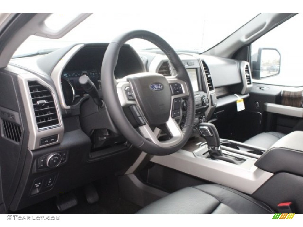 2018 F150 Lariat SuperCrew 4x4 - White Gold / Black photo #15