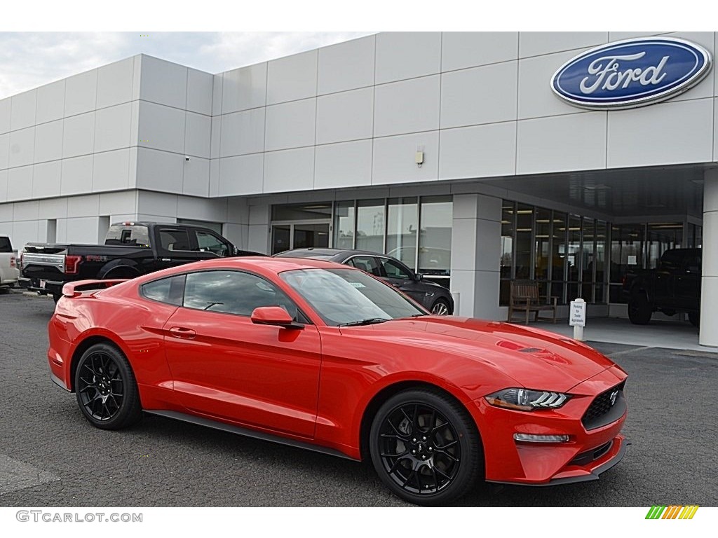 2018 Mustang EcoBoost Fastback - Race Red / Ebony photo #1