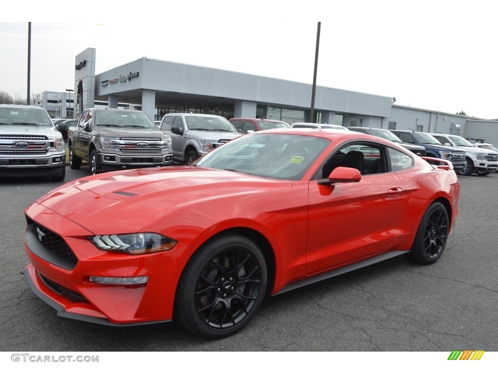 2018 Mustang EcoBoost Fastback - Race Red / Ebony photo #3