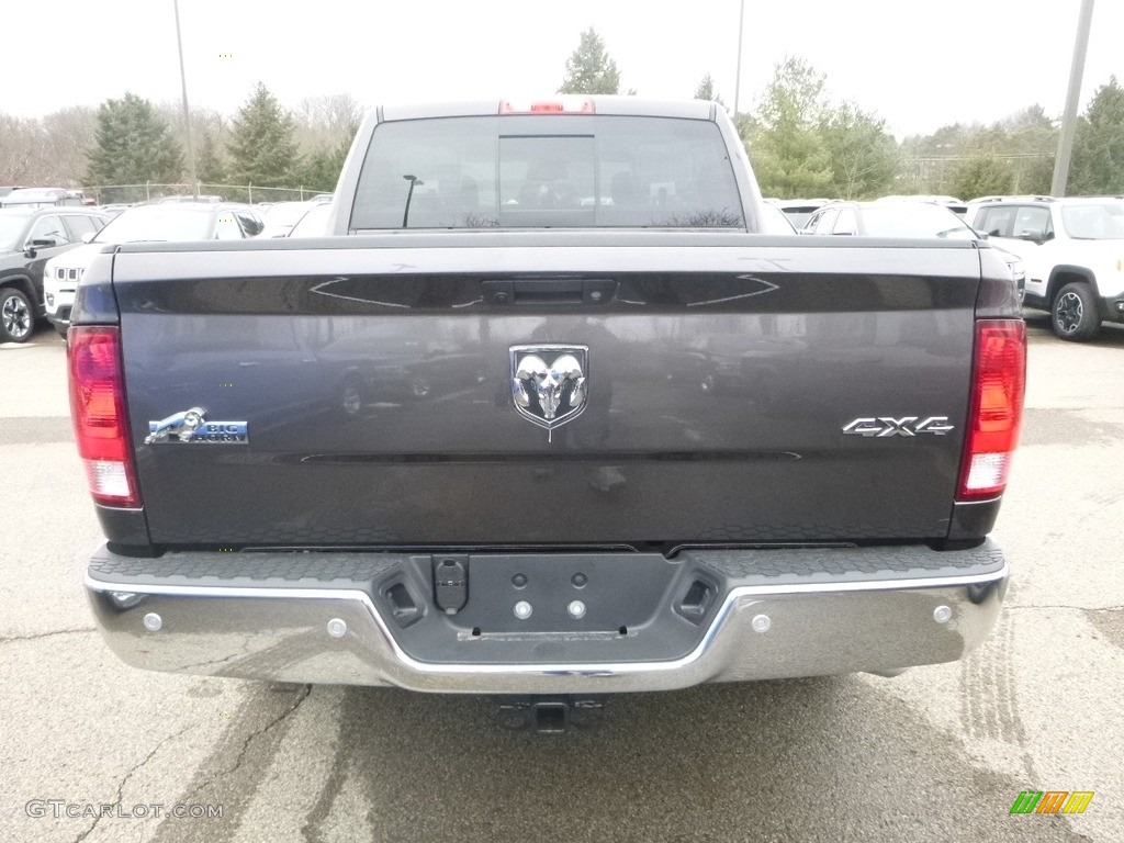 2018 1500 Big Horn Crew Cab 4x4 - Granite Crystal Metallic / Black/Diesel Gray photo #4