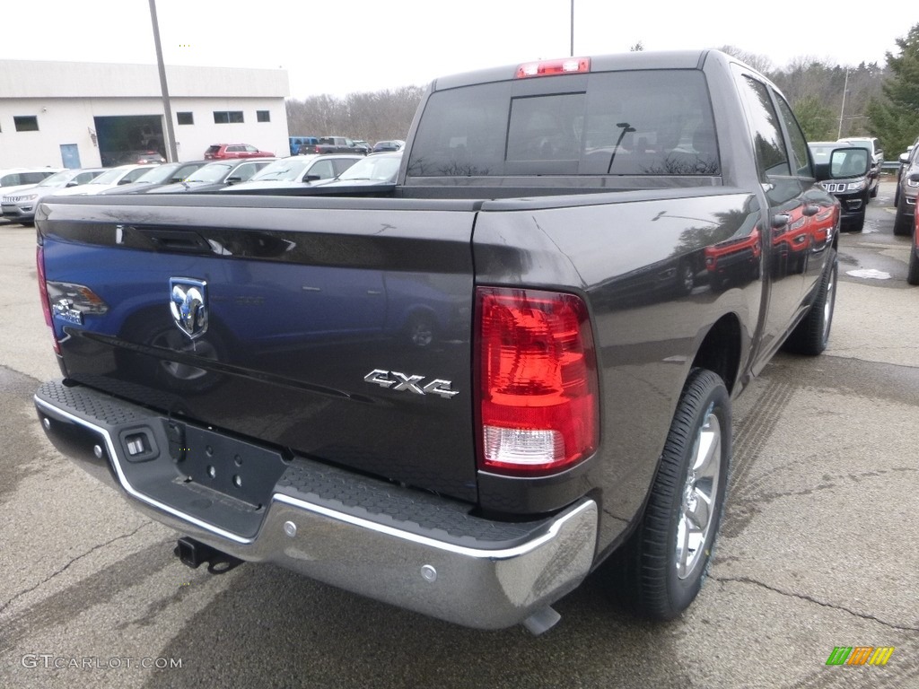 2018 1500 Big Horn Crew Cab 4x4 - Granite Crystal Metallic / Black/Diesel Gray photo #5