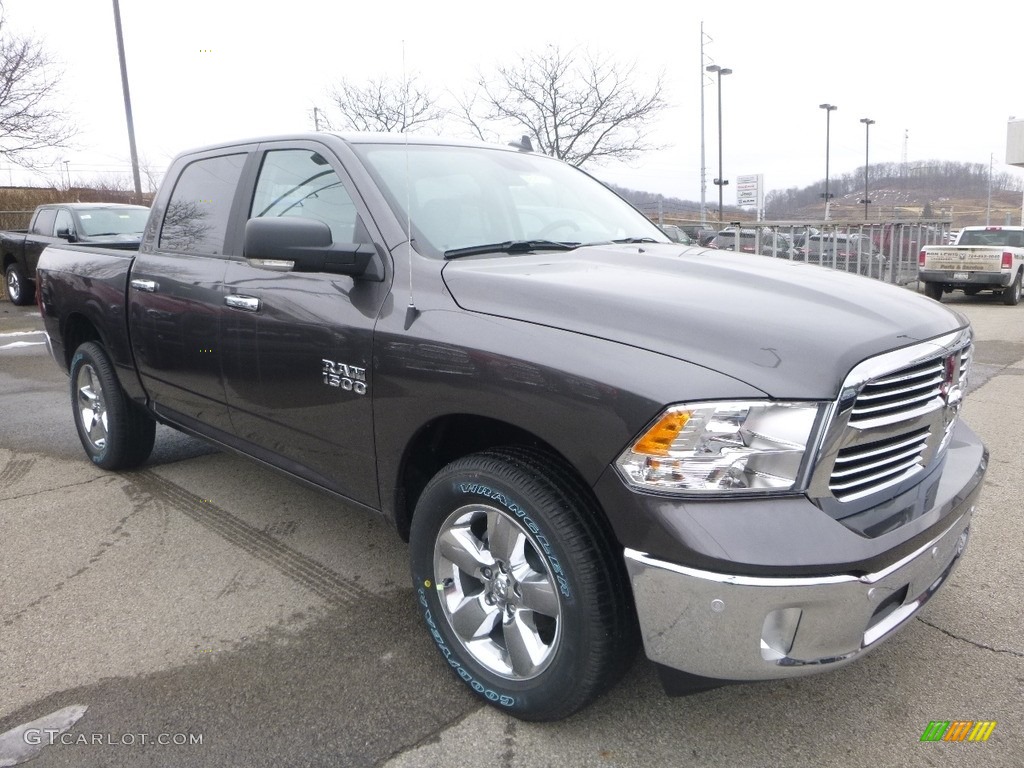 2018 1500 Big Horn Crew Cab 4x4 - Granite Crystal Metallic / Black/Diesel Gray photo #7