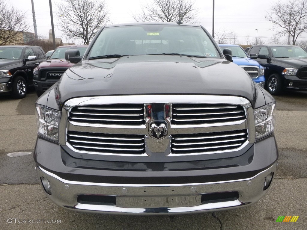 2018 1500 Big Horn Crew Cab 4x4 - Granite Crystal Metallic / Black/Diesel Gray photo #8