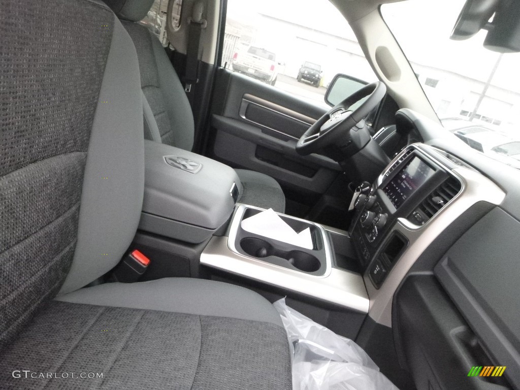 2018 1500 Big Horn Crew Cab 4x4 - Granite Crystal Metallic / Black/Diesel Gray photo #10
