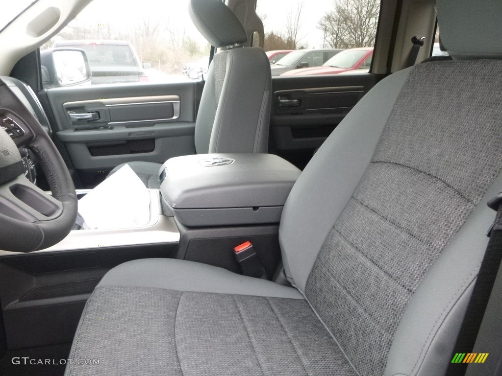 2018 1500 Big Horn Crew Cab 4x4 - Granite Crystal Metallic / Black/Diesel Gray photo #15