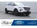 2018 White Platinum Ford Explorer XLT  photo #1