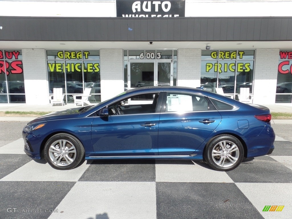 2018 Electric Blue Hyundai Sonata Sport 125453455 Photo 4 GTCarLot