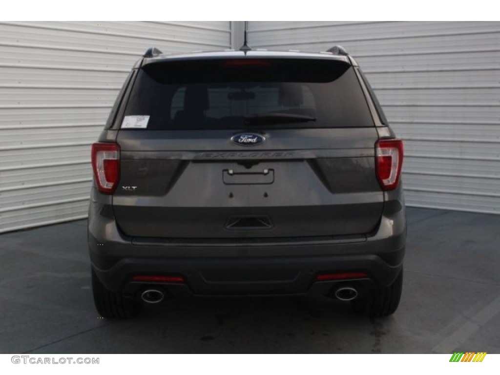 2018 Explorer XLT - Magnetic Metallic / Ebony Black photo #7