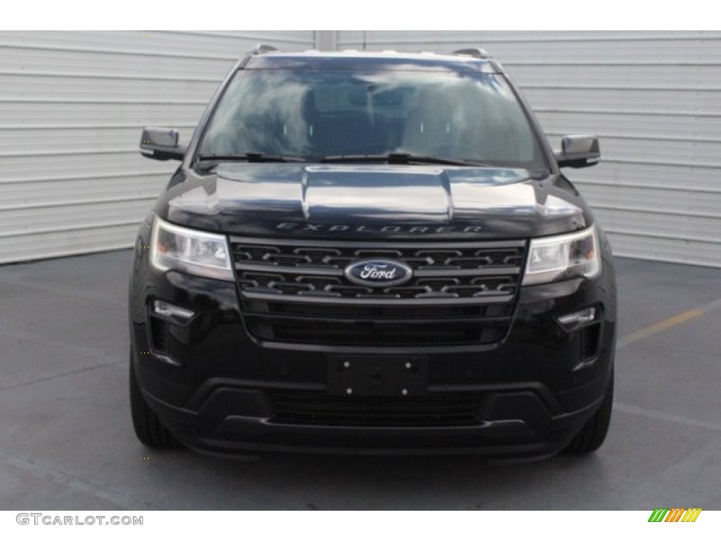 2018 Explorer XLT - Shadow Black / Ebony Black photo #2