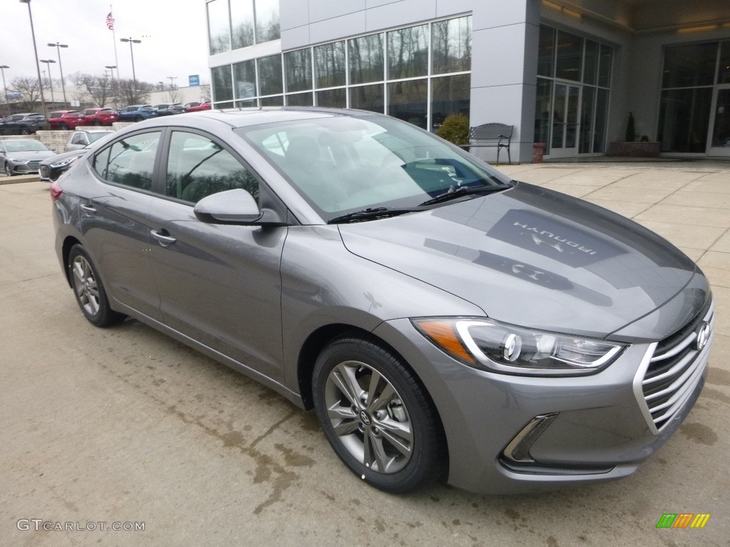 2018 Elantra Value Edition - Galactic Gray / Gray photo #3