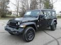 Black 2018 Jeep Wrangler Unlimited Sport 4x4 Exterior