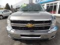 2014 Mocha Steel Metallic Chevrolet Silverado 3500HD LTZ Crew Cab 4x4  photo #2