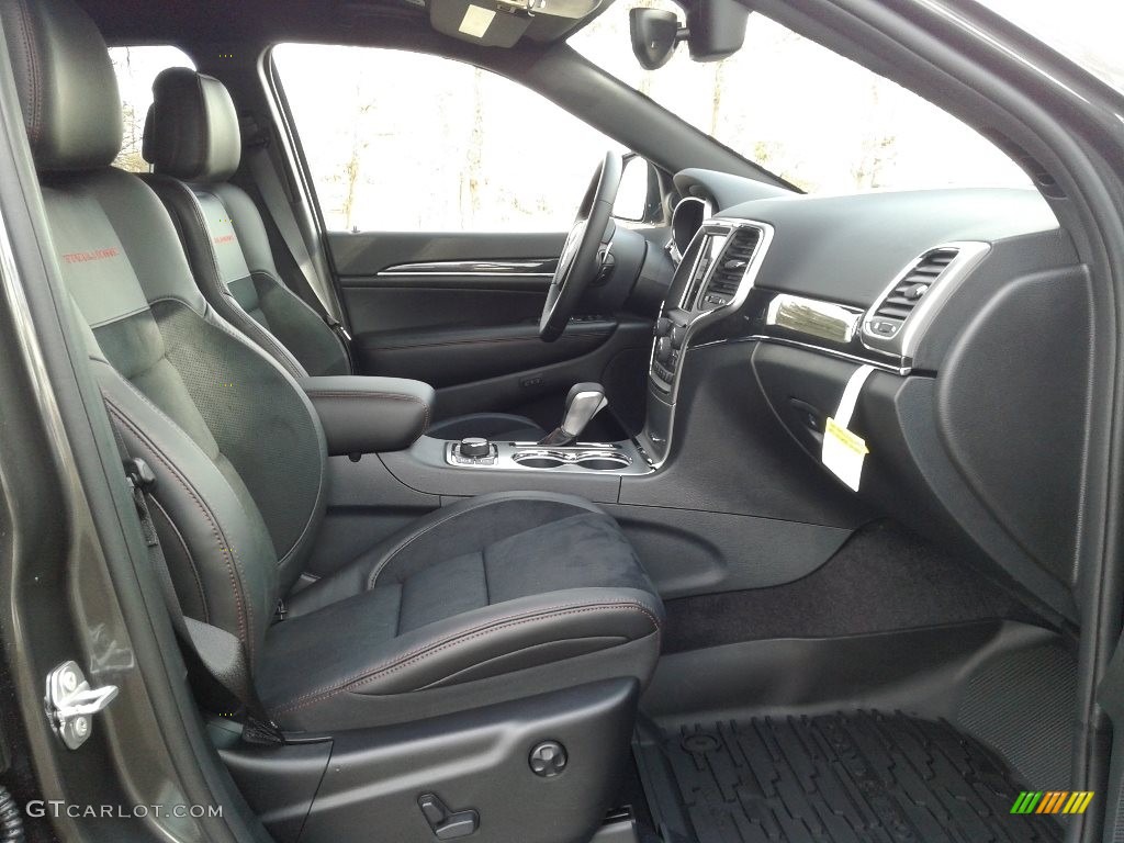 Black Interior 2018 Jeep Grand Cherokee Trailhawk 4x4 Photo #125475093