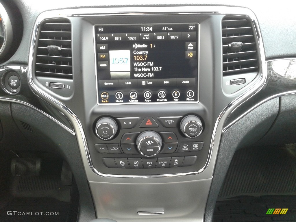 2018 Jeep Grand Cherokee Trailhawk 4x4 Controls Photo #125475219