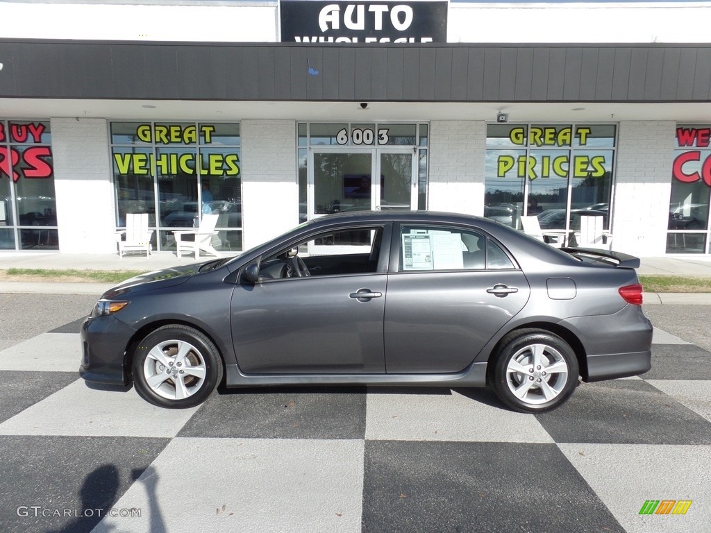 2012 Corolla S - Magnetic Gray Metallic / Dark Charcoal photo #1
