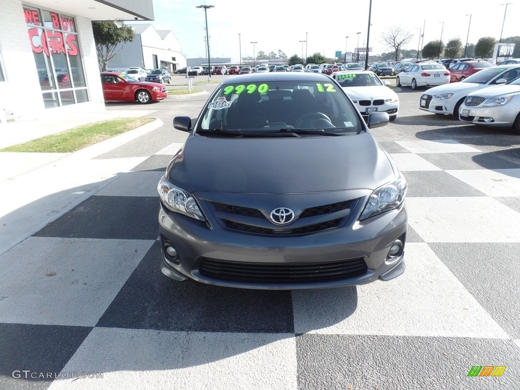 2012 Corolla S - Magnetic Gray Metallic / Dark Charcoal photo #2