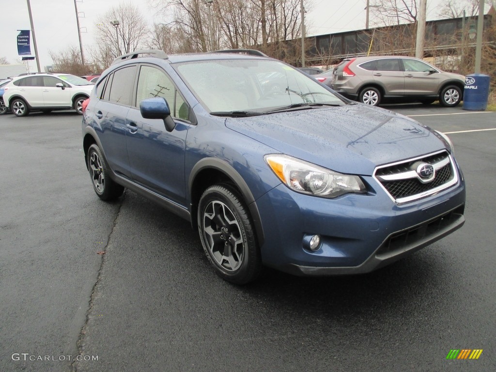 2013 XV Crosstrek 2.0 Premium - Marine Blue Pearl / Ivory photo #4