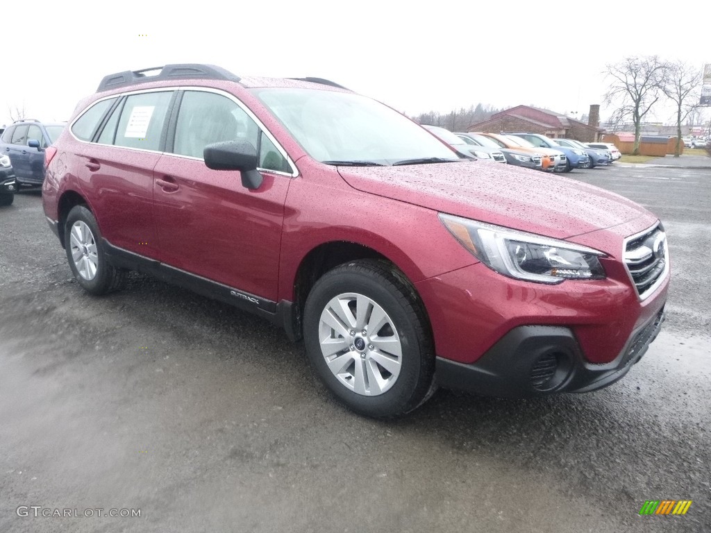 Crimson Red Pearl Subaru Outback