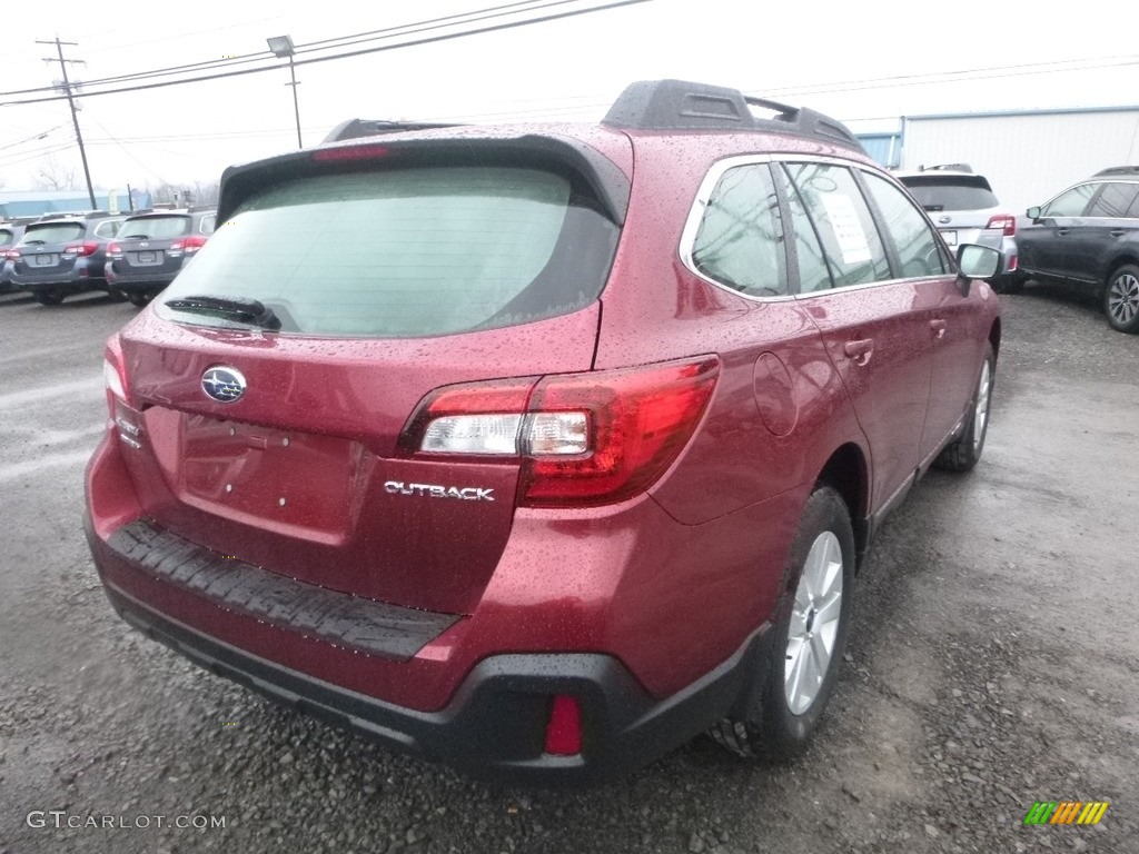 2018 Outback 2.5i - Crimson Red Pearl / Ivory photo #4