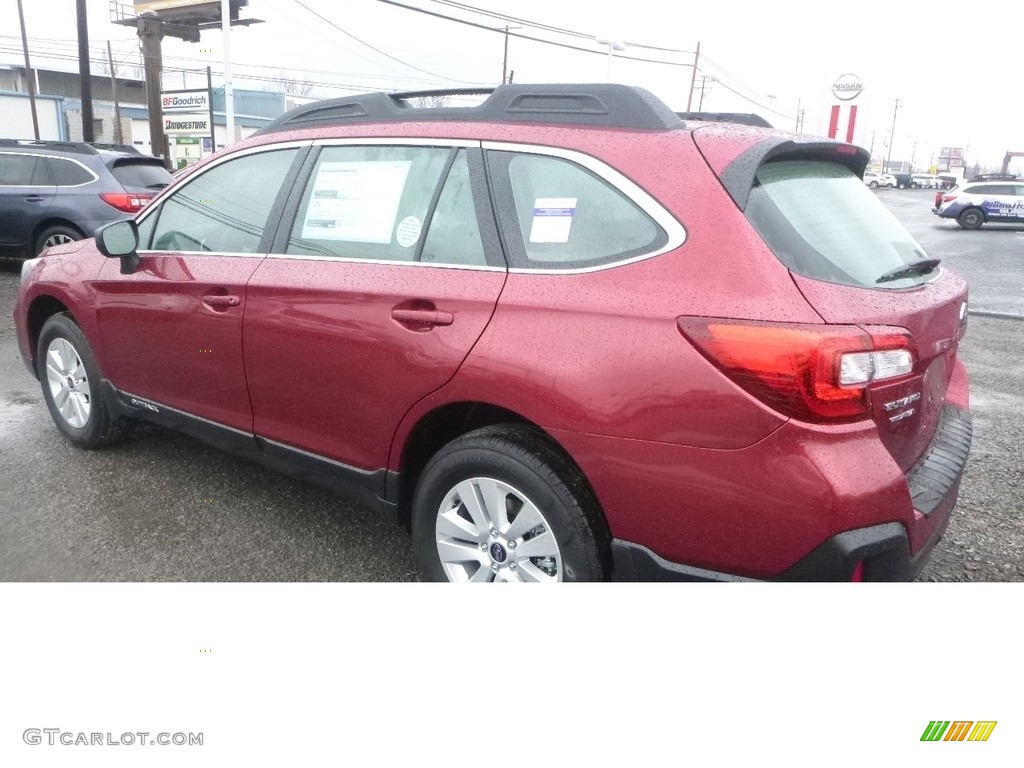 2018 Outback 2.5i - Crimson Red Pearl / Ivory photo #6