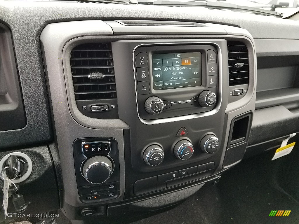 2018 1500 Express Quad Cab 4x4 - Brilliant Black Crystal Pearl / Black/Diesel Gray photo #10