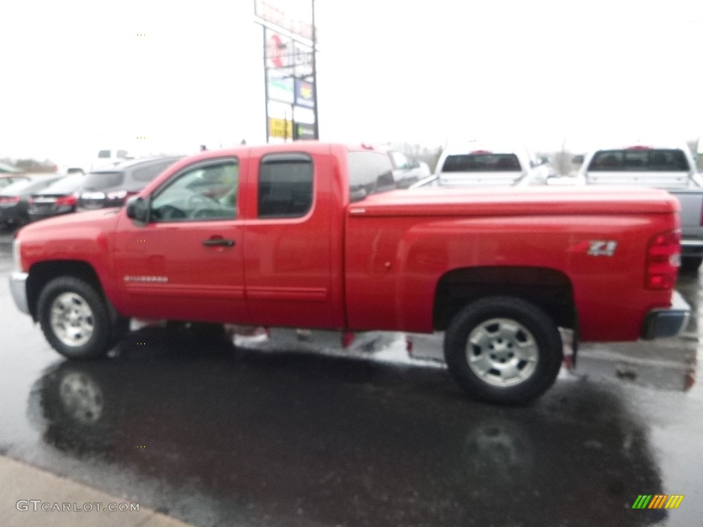 2012 Silverado 1500 LT Extended Cab 4x4 - Victory Red / Ebony photo #6