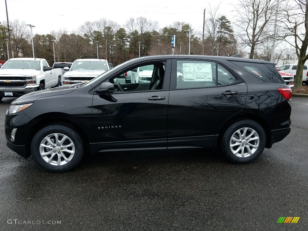 2018 Equinox LS AWD - Mosaic Black Metallic / Medium Ash Gray photo #3