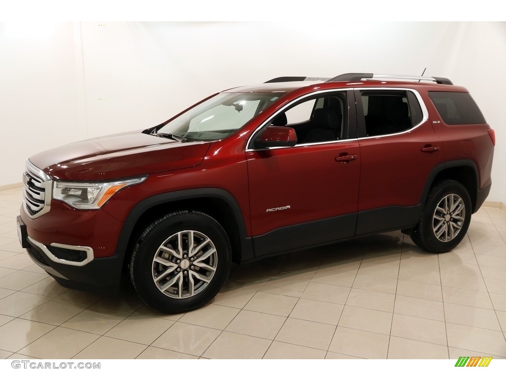 2018 Acadia SLE AWD - Crimson Red Tintcoat / Jet Black photo #3