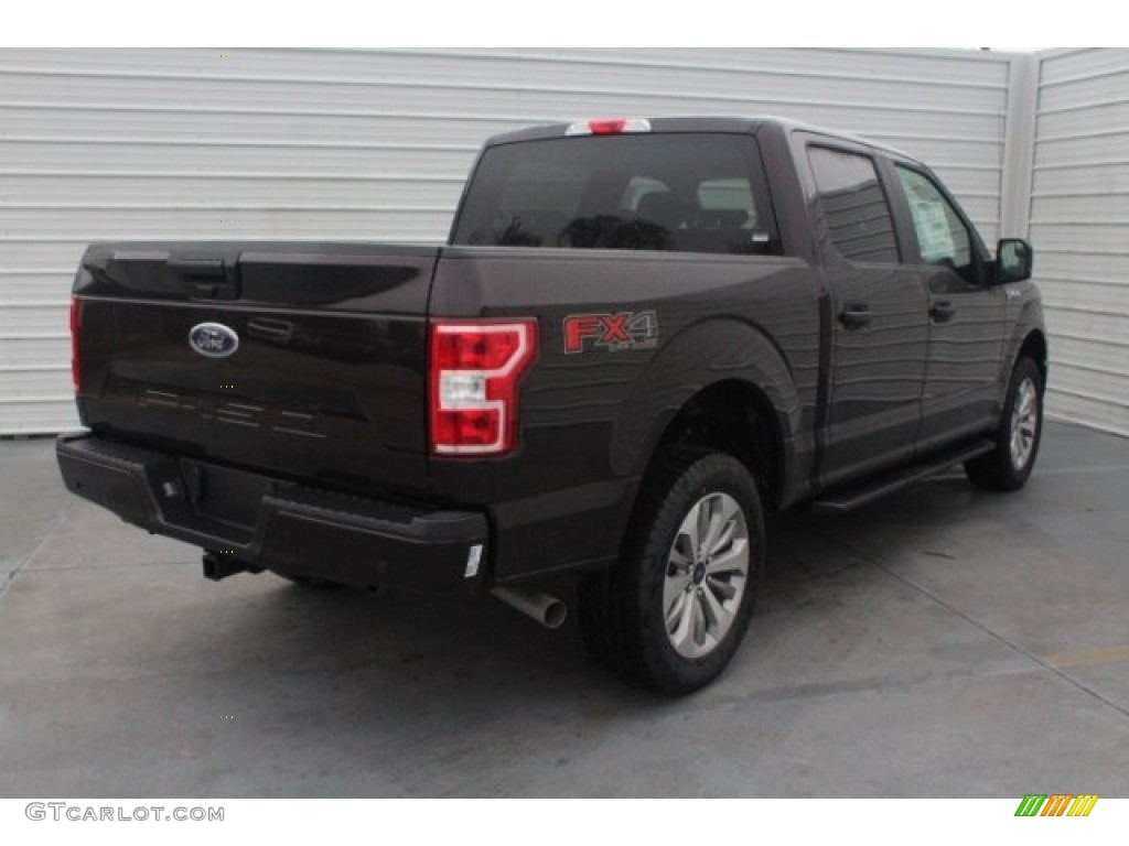 2018 F150 XL SuperCrew 4x4 - Magma Red / Earth Gray photo #10