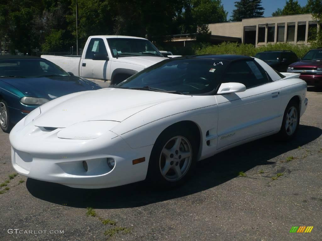 Arctic White Pontiac Firebird