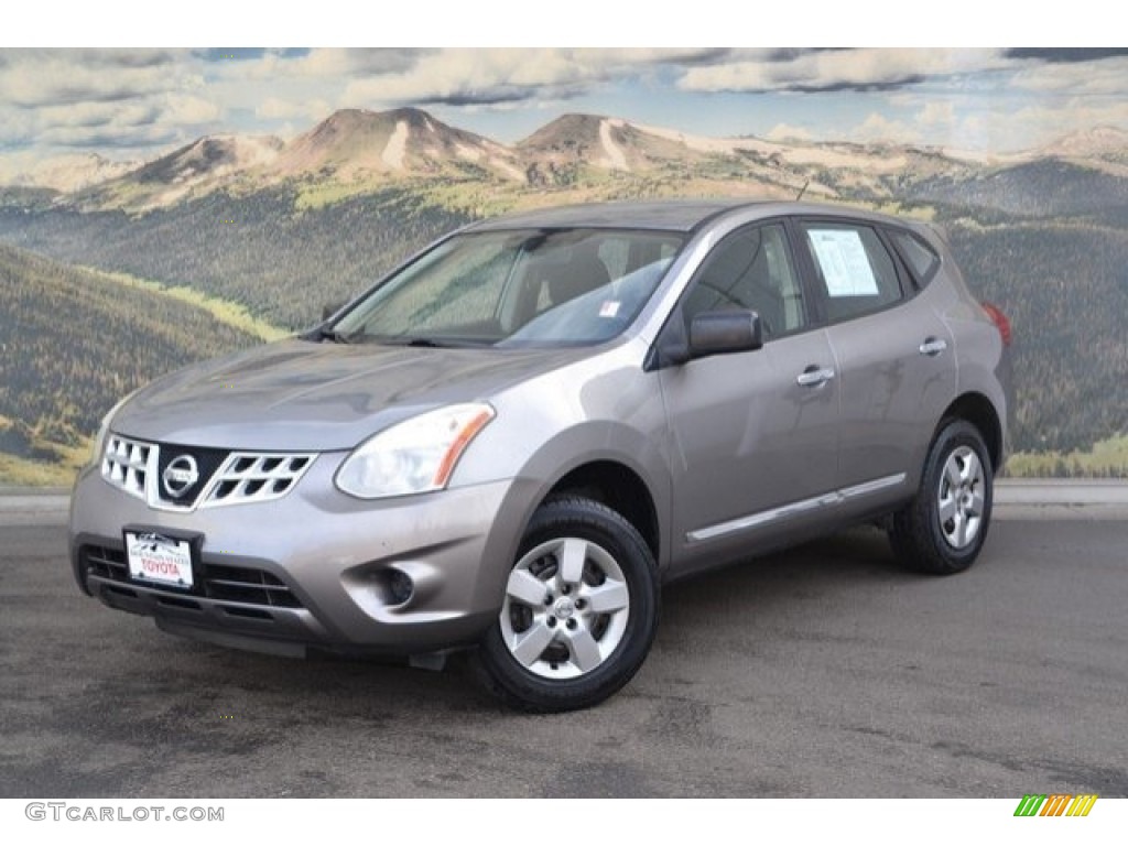 2011 Rogue S AWD - Platinum Graphite / Black photo #5