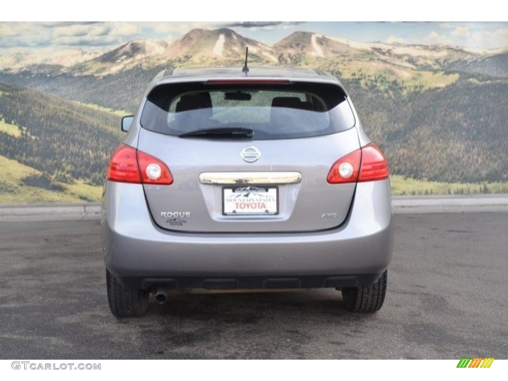 2011 Rogue S AWD - Platinum Graphite / Black photo #9