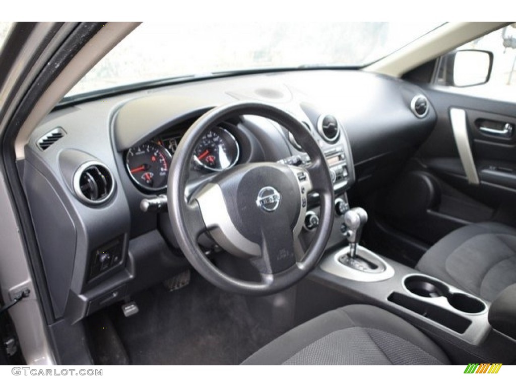 2011 Rogue S AWD - Platinum Graphite / Black photo #10