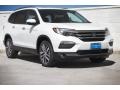 2018 White Diamond Pearl Honda Pilot Elite AWD  photo #1