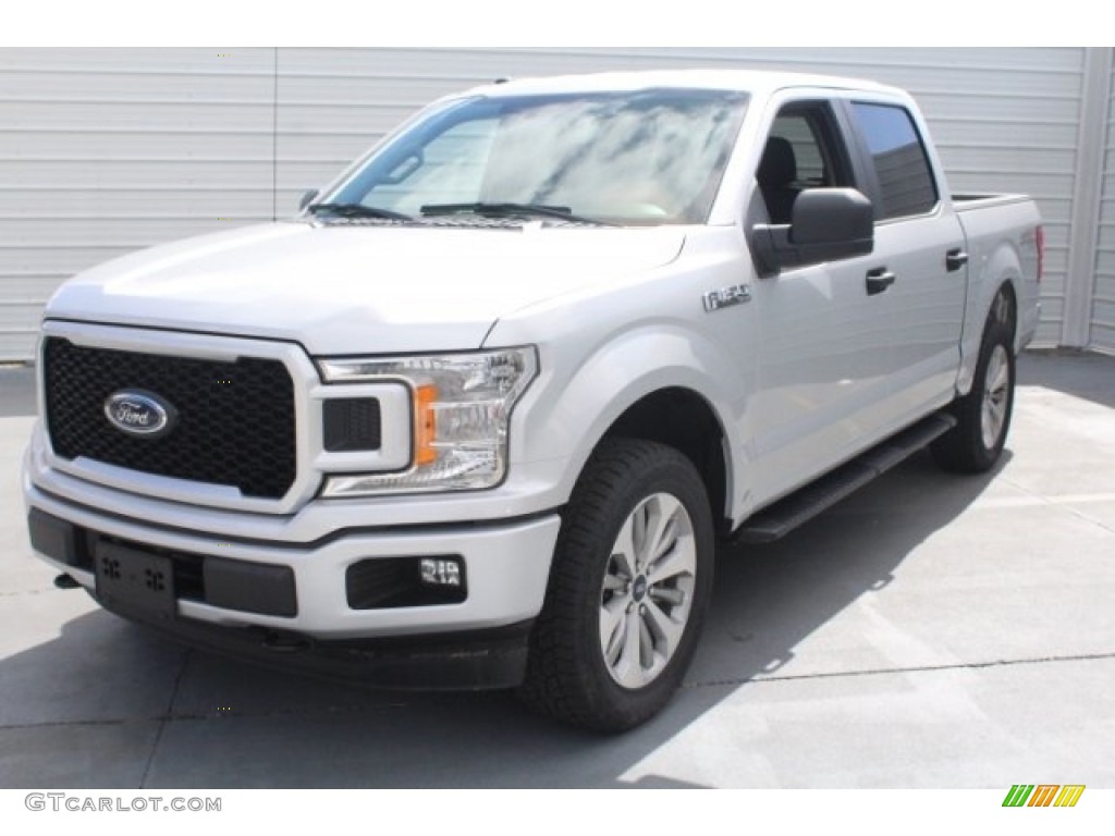 2018 F150 STX SuperCrew 4x4 - Ingot Silver / Earth Gray photo #3