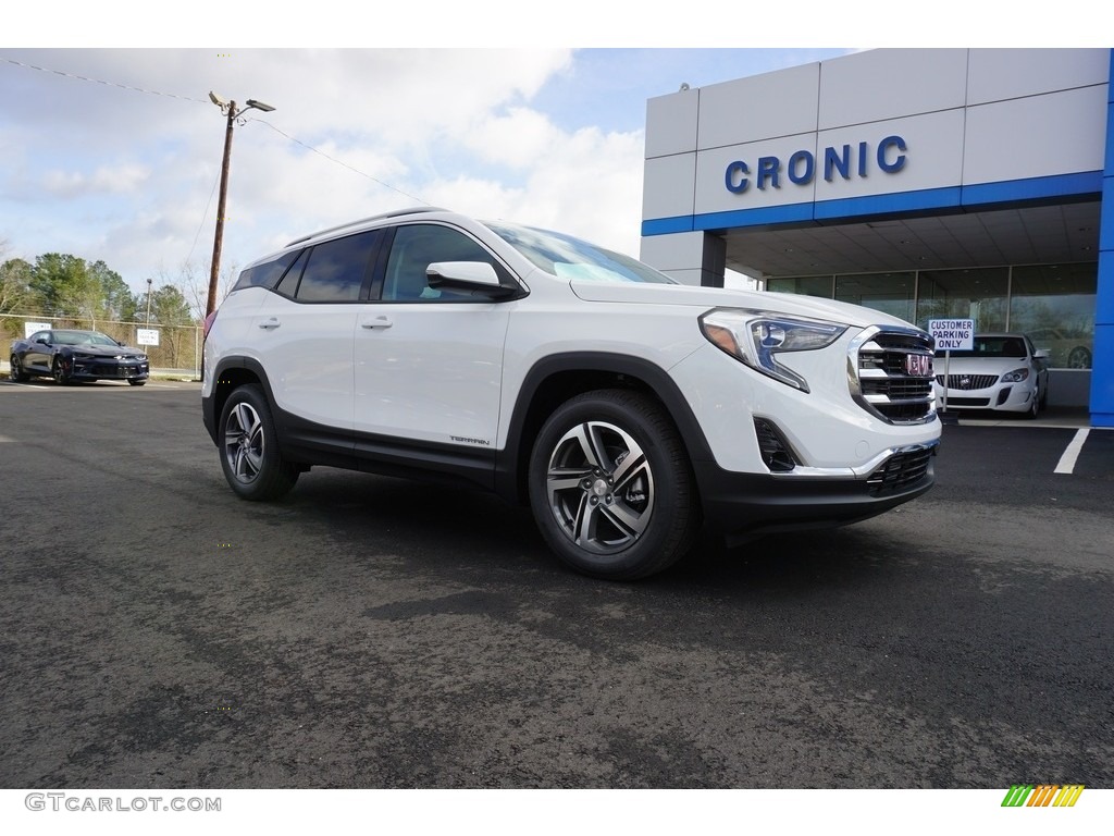 2018 Terrain SLT - Summit White / Medium Ash Gray/­Jet Black photo #1