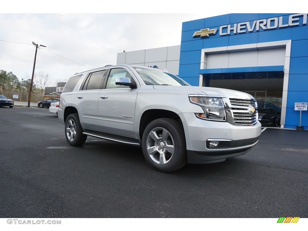 2018 Tahoe Premier - Silver Ice Metallic / Cocoa/Dune photo #1