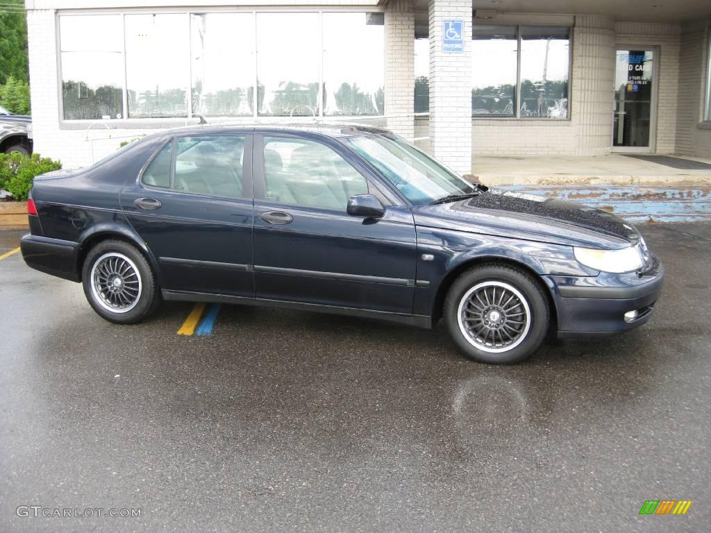 2001 9-5 Sedan - Midnight Blue / Warm Beige photo #1