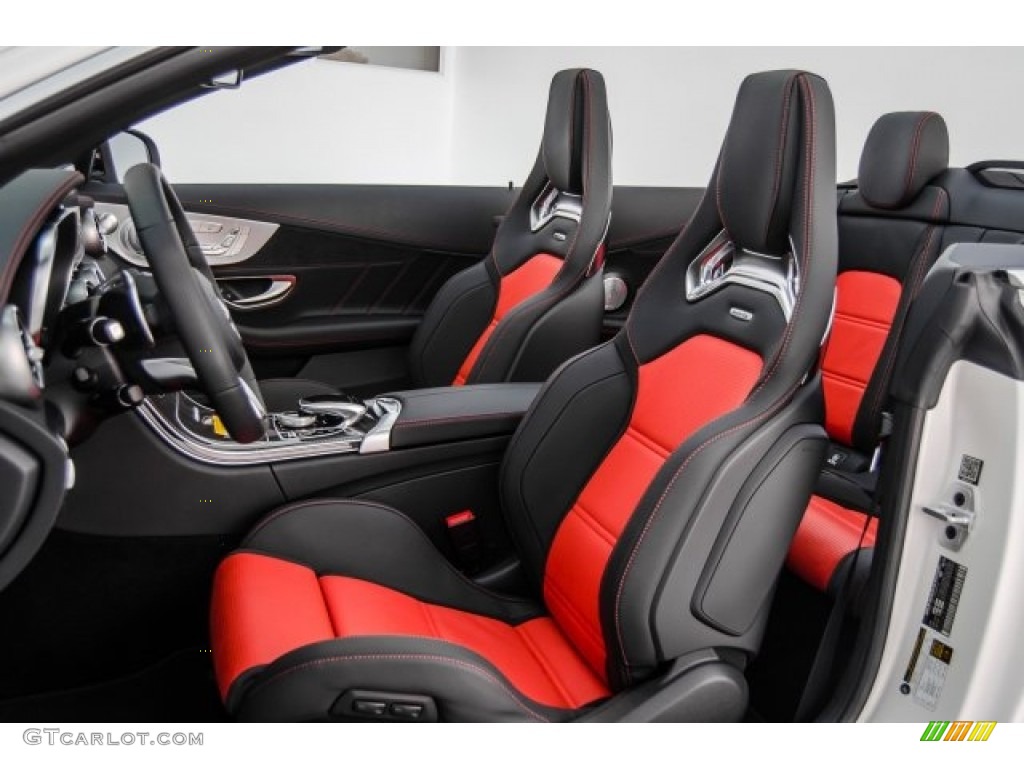 Red Pepper/Black Interior 2018 Mercedes-Benz C 63 AMG Cabriolet Photo #125493761