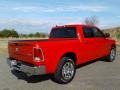 2018 Flame Red Ram 1500 Laramie Crew Cab 4x4  photo #6