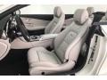 2018 Mercedes-Benz C Crystal Grey/Black Interior Front Seat Photo