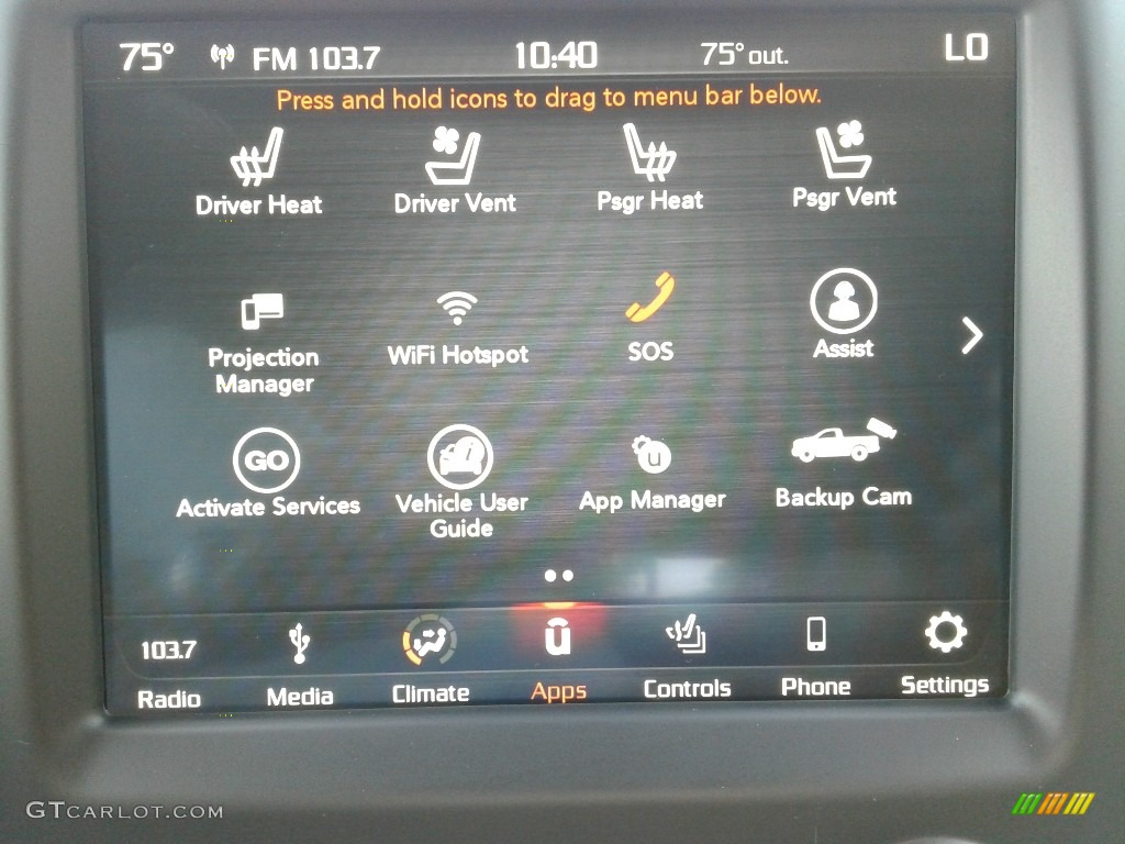 2018 1500 Laramie Crew Cab 4x4 - Flame Red / Canyon Brown/Light Frost Beige photo #25