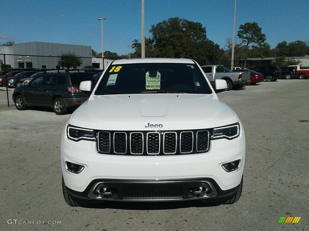 2018 Bright White Jeep Grand Cherokee