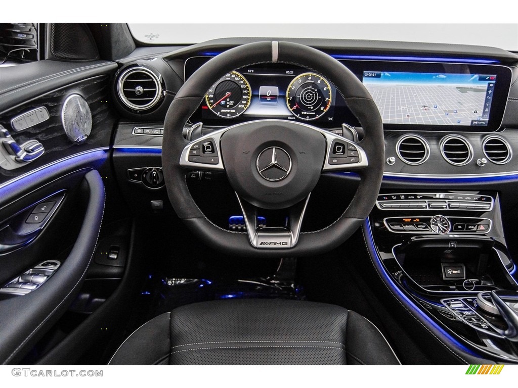 2018 E AMG 63 S 4Matic - Obsidian Black Metallic / Black photo #4