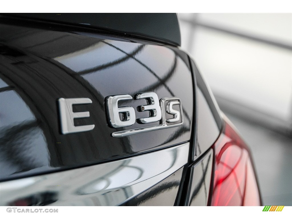2018 E AMG 63 S 4Matic - Obsidian Black Metallic / Black photo #7